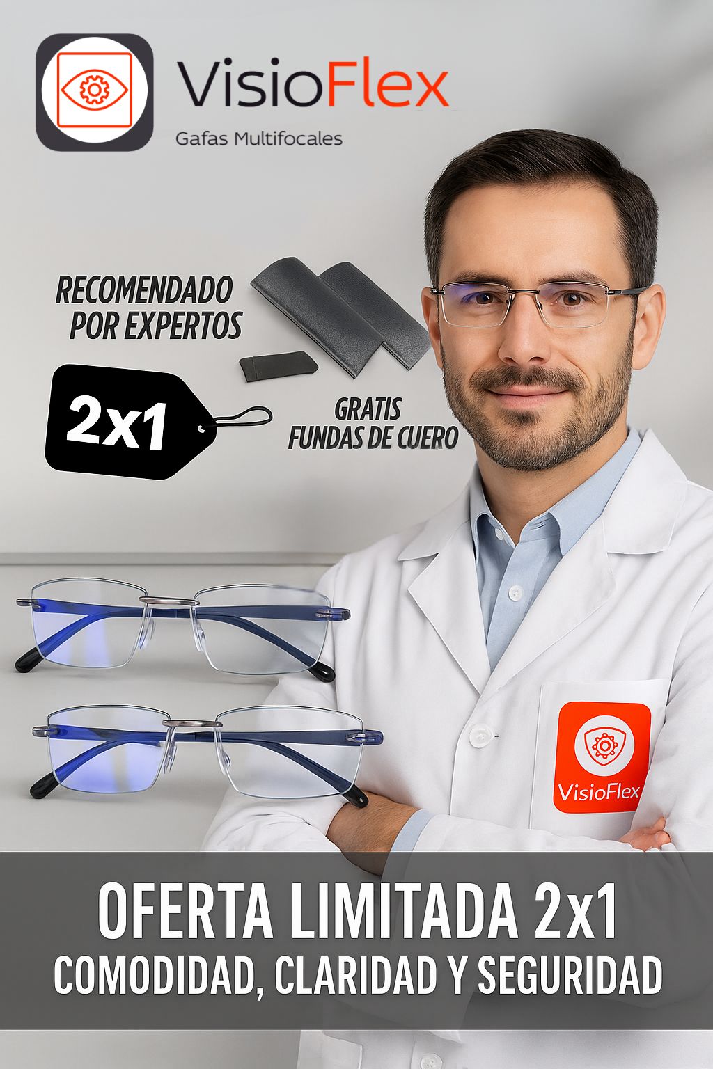 Gafas Multifocales + Funda gratis